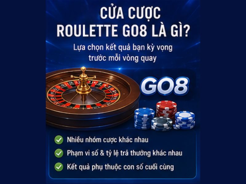 Cửa Cược Roulette GO8 Là Gì