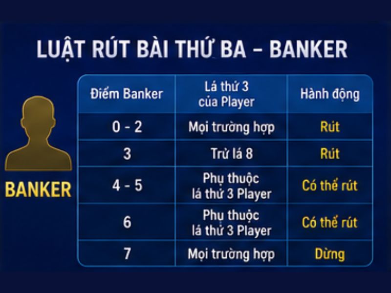 Khi nào Banker được rút lá thứ ba